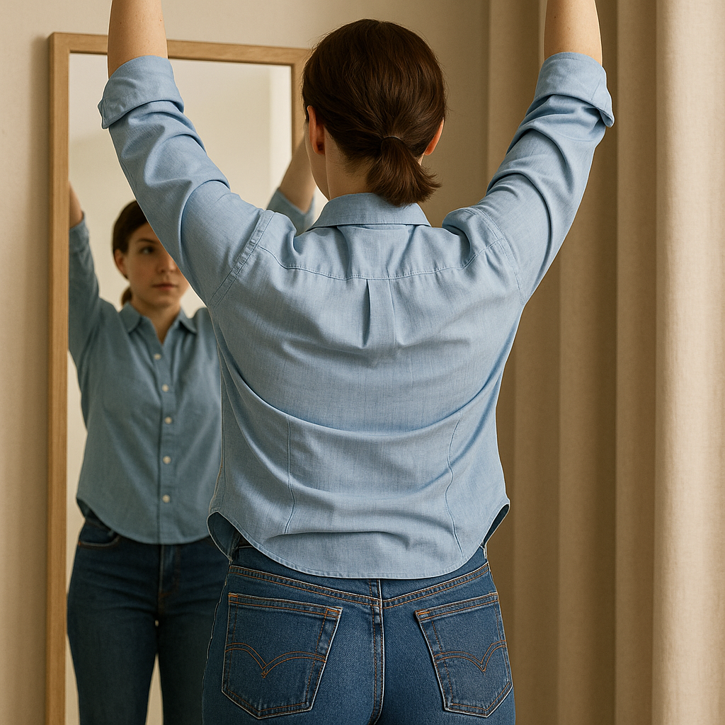 The waistband hang test before you hem or crop anything