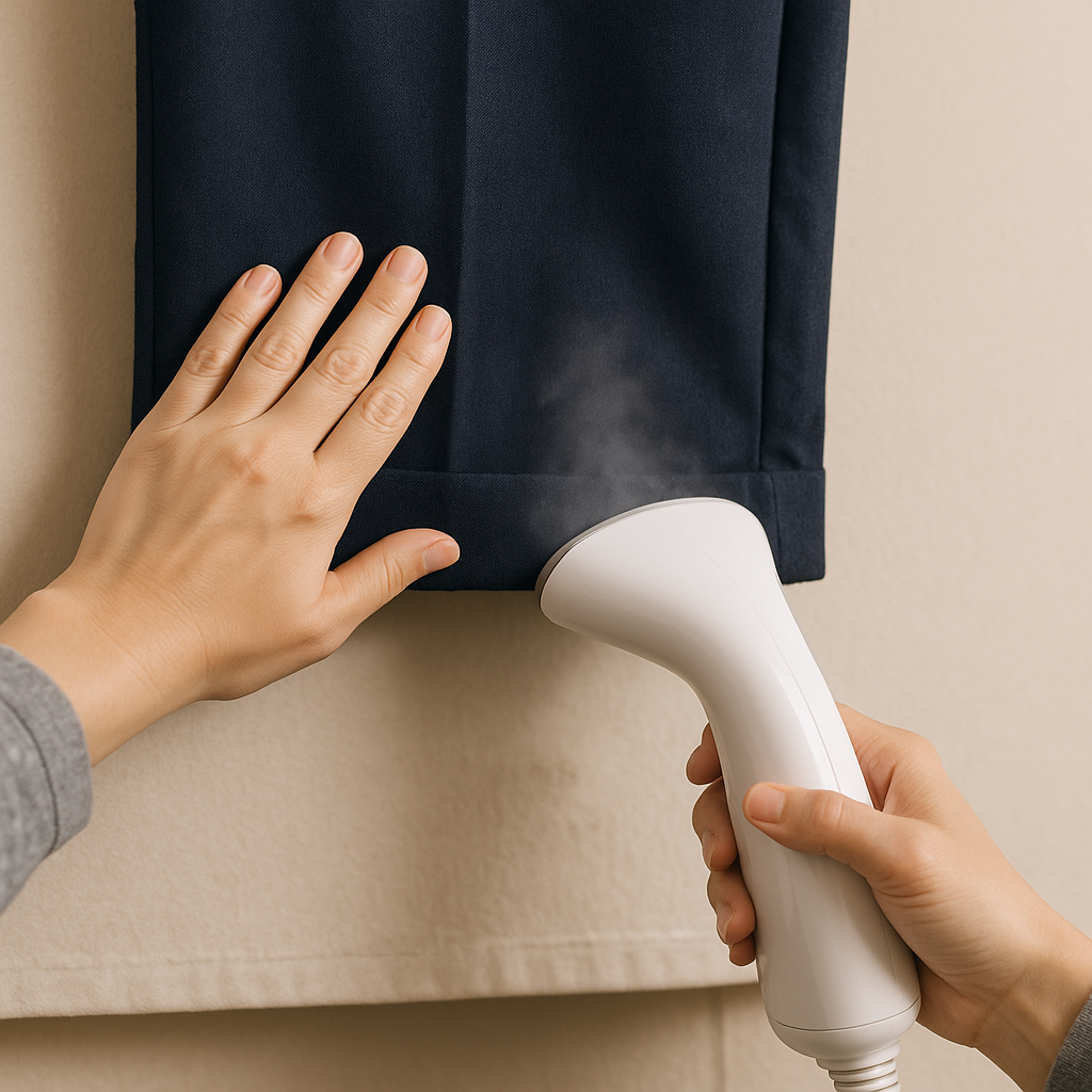 A steamer fixes that annoying hem flip in five passes