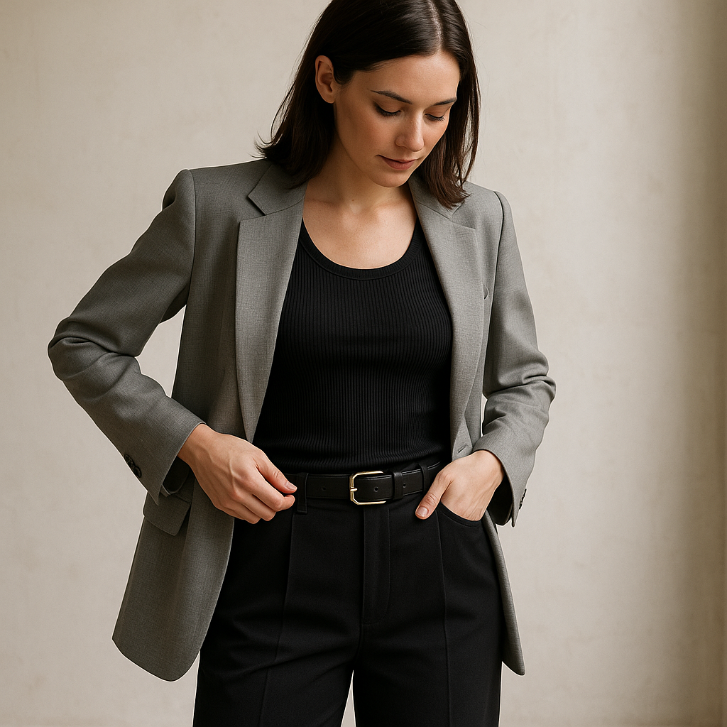 One summer top, three fall looks by changing the base