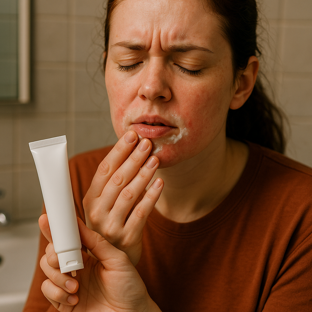 The panthenol reset when everything suddenly stings