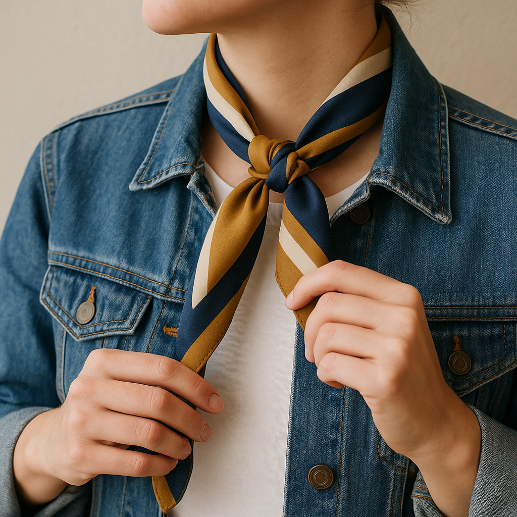 The silk scarf tie that stays put