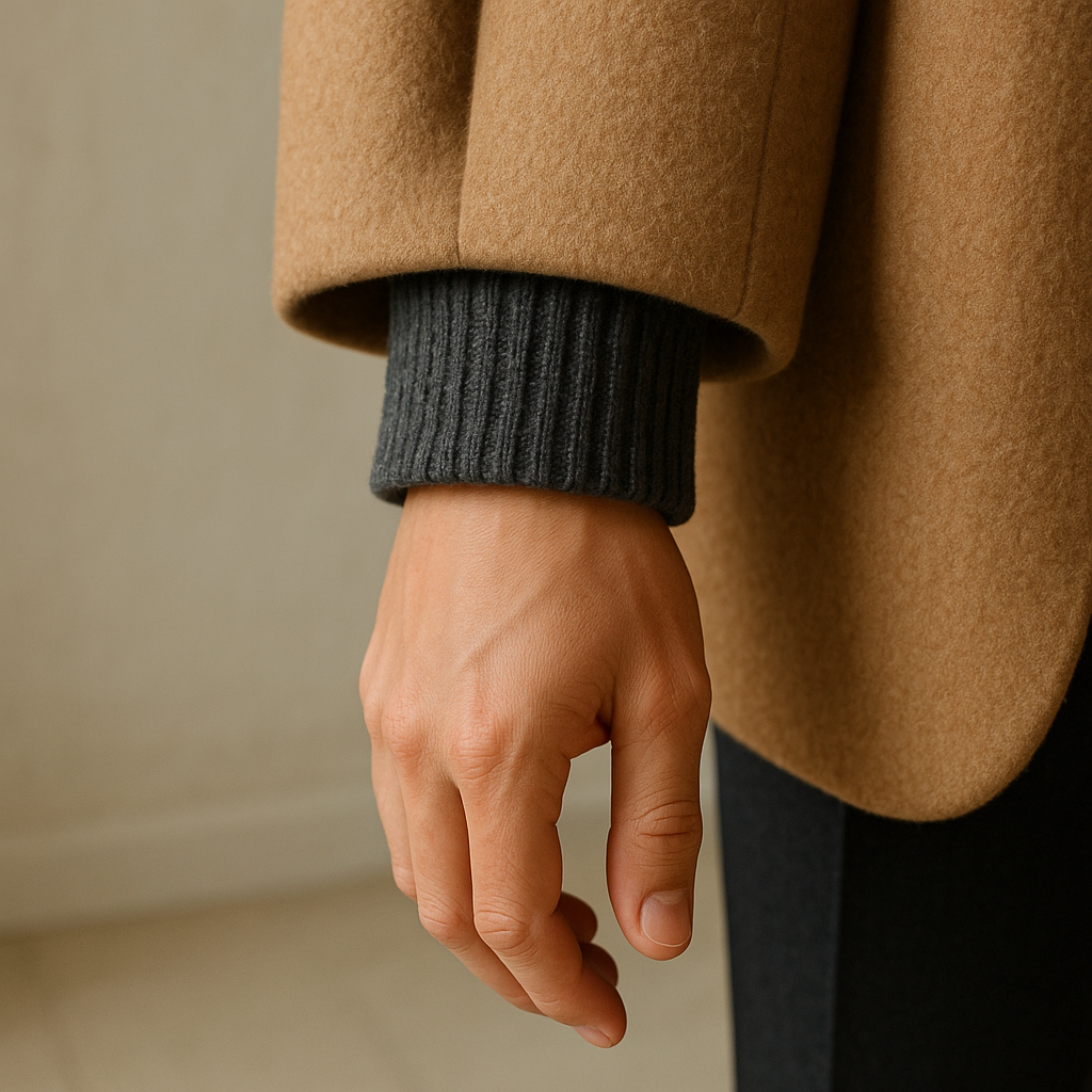 Sweater cuffs make the best "invisible" sleeve fix
